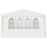 Tienda de fiesta Vidaxl con paredes laterales Professional 90 g m² 4x6 m blanco