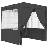 Vidaxl Party tent with walls Professional 90 g m² 2.5x2.5 m anthracite