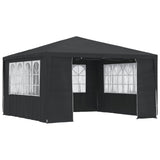 Tenda da festa Vidaxl con pareti laterali professionali 90 g m² 4x4 m verde