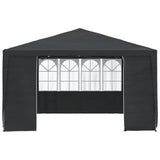 Vidaxl Party tent with side walls Professional 90 g m² 4x4 m green