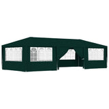 Vidaxl Party tent with side walls Professional 90 g m² 4x9 m green