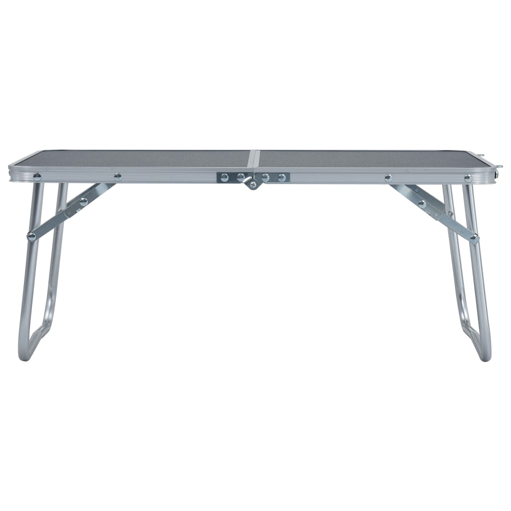 VidaXL Campingtafel inklapbaar 60x40 cm aluminium grijs