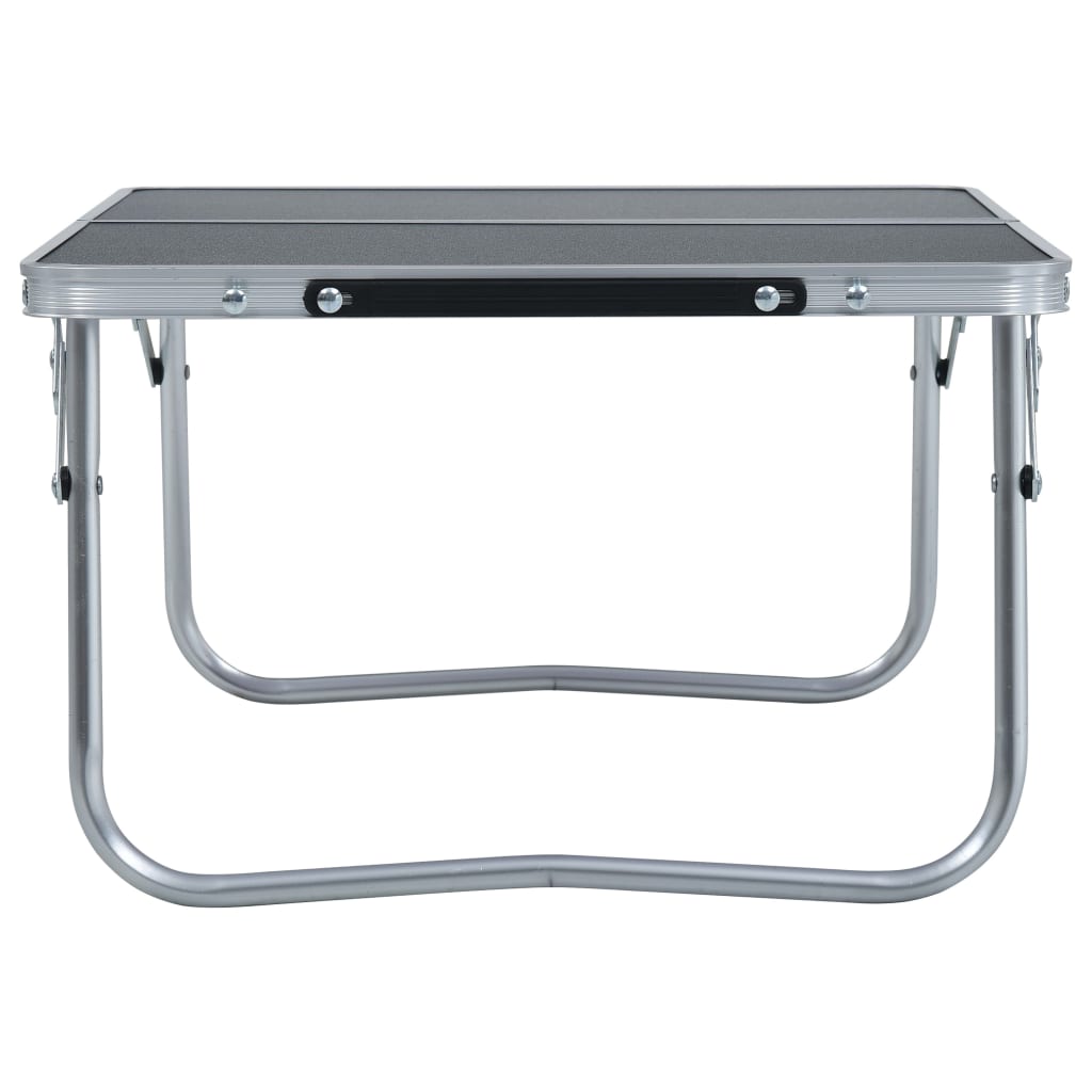 VidaXL Campingtafel inklapbaar 60x40 cm aluminium grijs