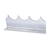 Vidaxl Spikes de pared 4 PCS 1 M de acero galvanizado