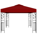 Vidaxl Arbor 3x3 m vino rojo