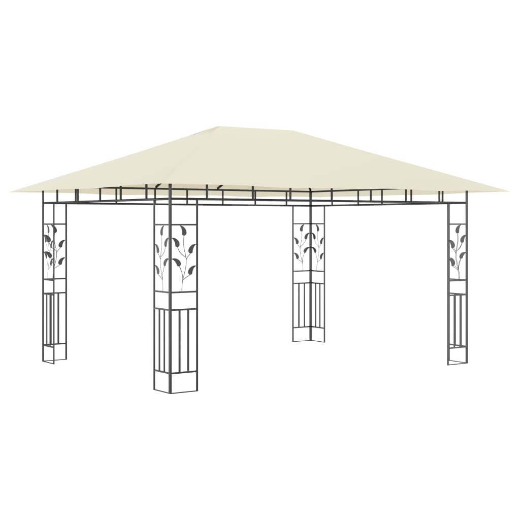 Vidaxl Arbor med myggenet 180 g m² 4x3x2,73 m fløde