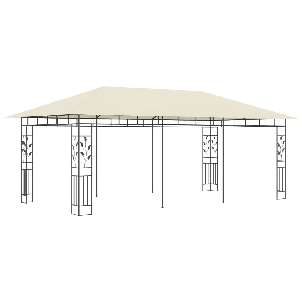 Arbor Vidaxl con Mosquito Net 6x3x2.73 M Cream