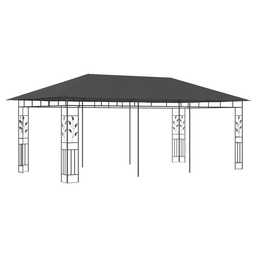 Vidaxl -Arbor mit Mückennetz 6x3x2,73 m Anthrazit