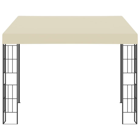 VidaXL Wandprieel 3x3 m stof crèmekleurig