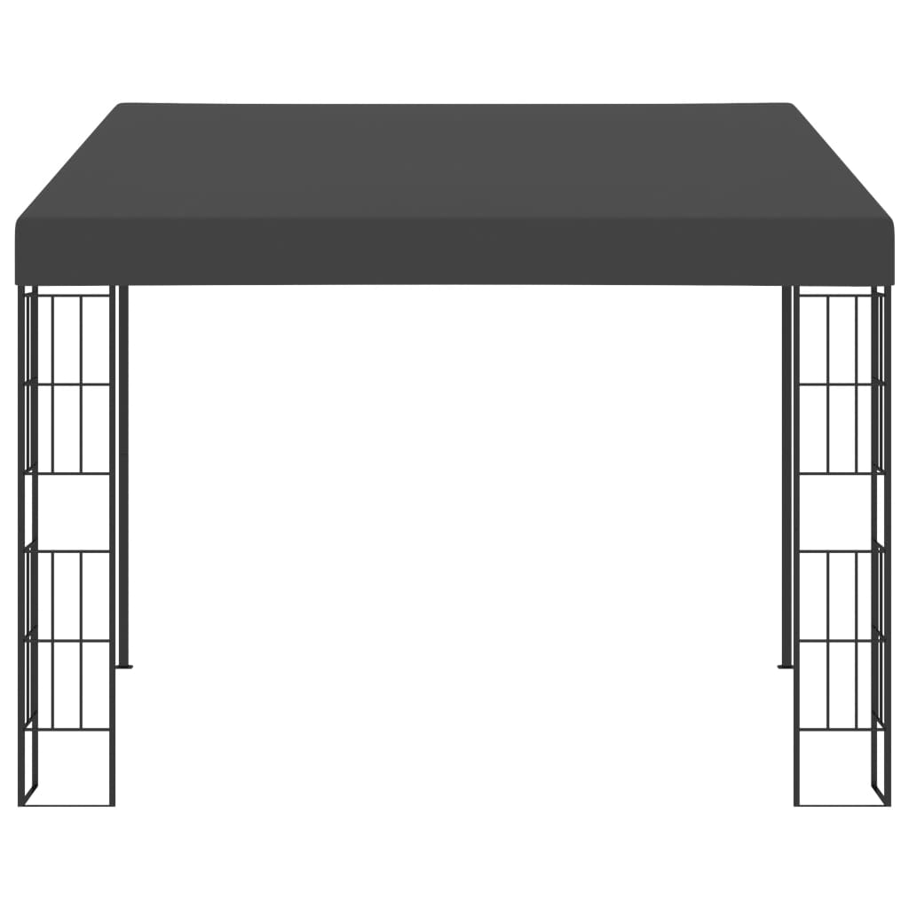 VidaXL Wandprieel 3x3 m stof antracietkleurig