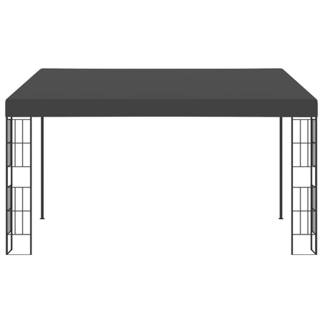 VidaXL Wandprieel 3x4 m stof antracietkleurig