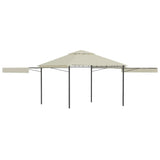 Vidaxl arbor with extendable roofs 180 g m² 3x3x2.75 m cream