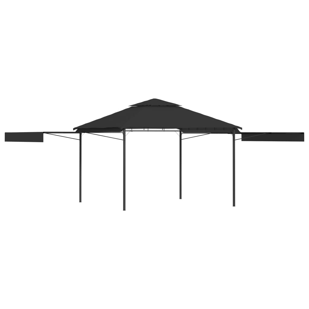 Vidaxl Arbor con tetti estensibili 180 g m² 3x3x2,75 M Antracite