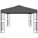 Vidaxl arbour 3x4 m anthracite de poussière