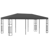 Vidaxl arbor 3x6 m prah antracita