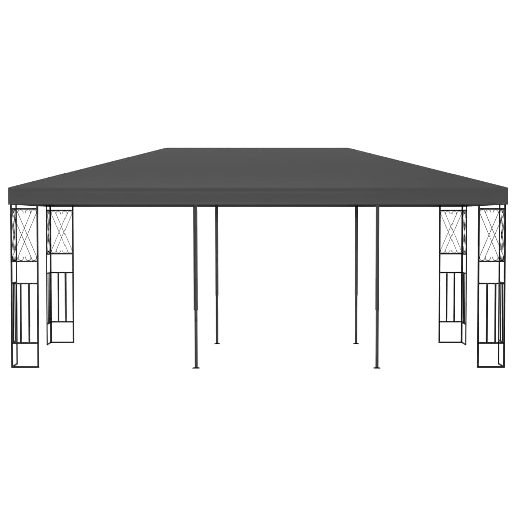 Vidaxl arbor 3x6 m antracyt pyłu