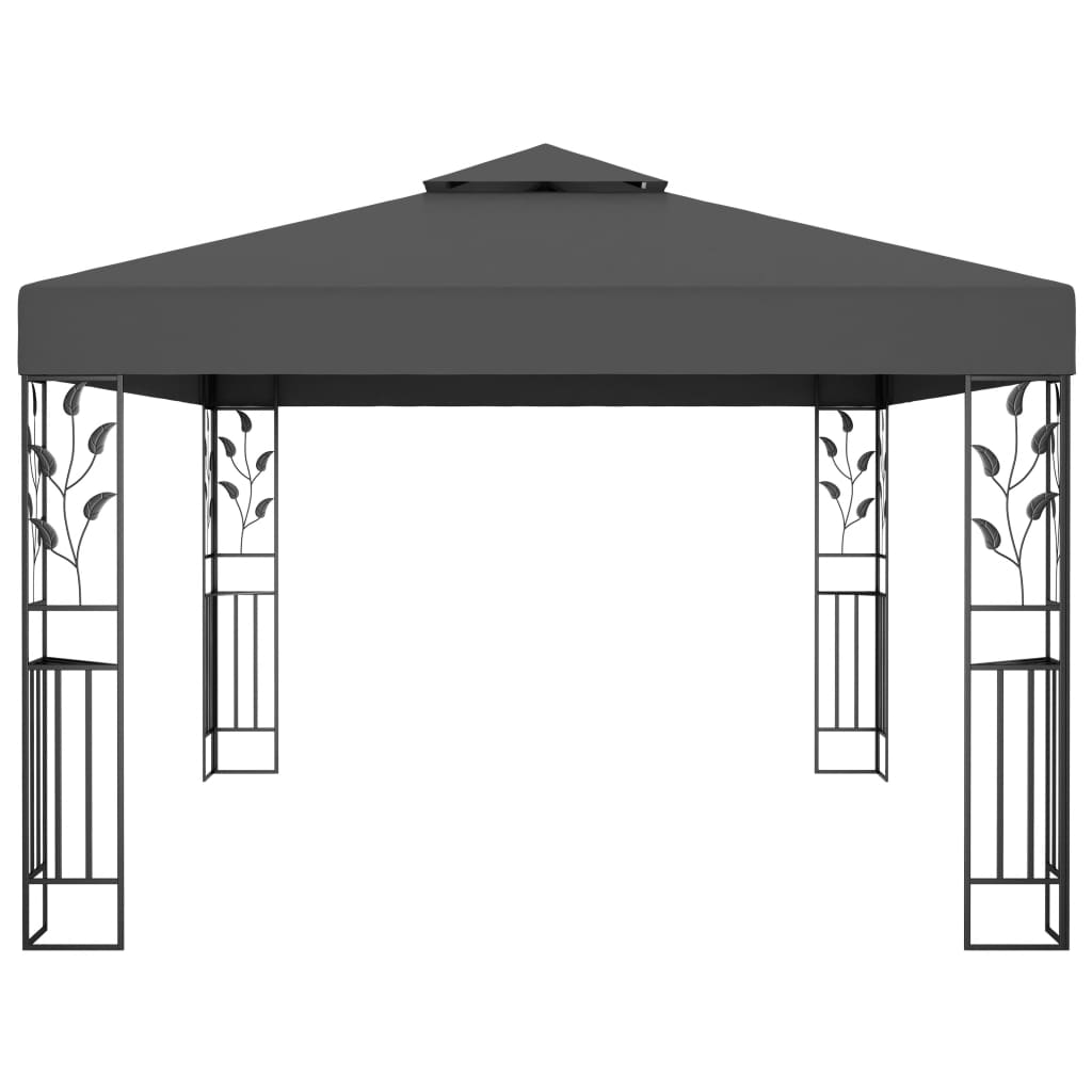 Vidaxl Arbor con doppio tetto 3x4 m antracite