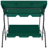 Vidaxl Swing Bench 170x110x153 CM Fabric Green