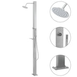 Vidaxl outdoor shower straight stainless steel