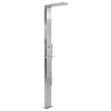 Vidaxl outdoor shower square stainless steel