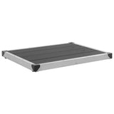 VidaXL Buitendouchebak 80x62 cm HKC Stainless steel gray