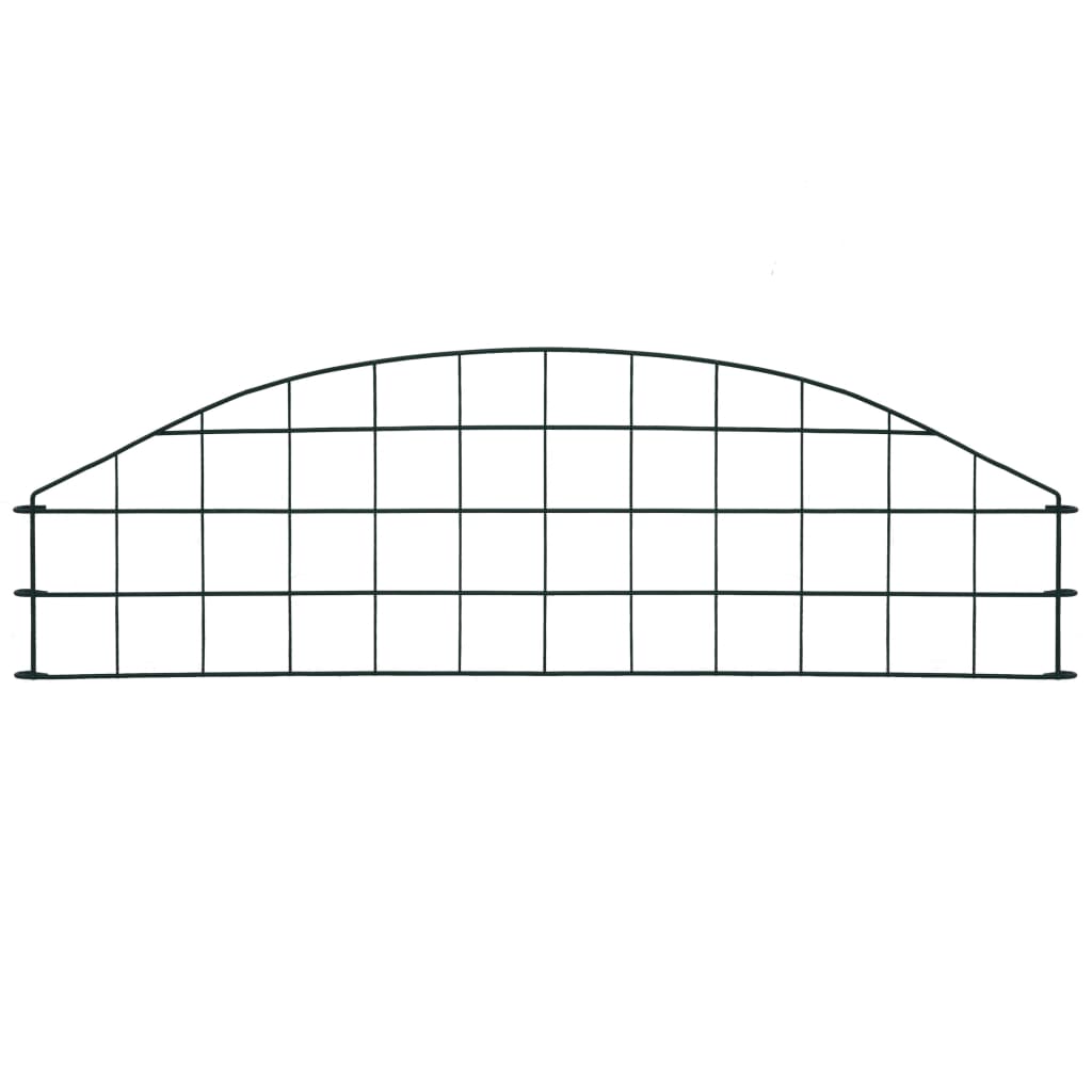 Vidaxl fencing Set Bent 77.3x26 cm gréng