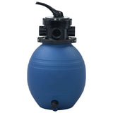 VidaXL Swimming pool sand filter with 4-position valve 300 mm blue