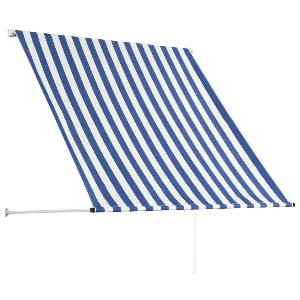 Vidaxl Laifel extensible 100x150 cm bleu et blanc