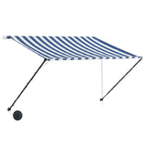 Vidaxl Laifel extensible con LED 250x150 cm azul y blanco