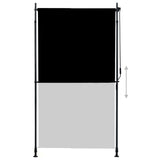 Vidaxl Roller Blind für außerhalb von 120 x 270 cm Anthrazit