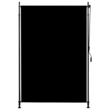 Vidaxl rulleblind for utenfor 150x270 cm Antracite