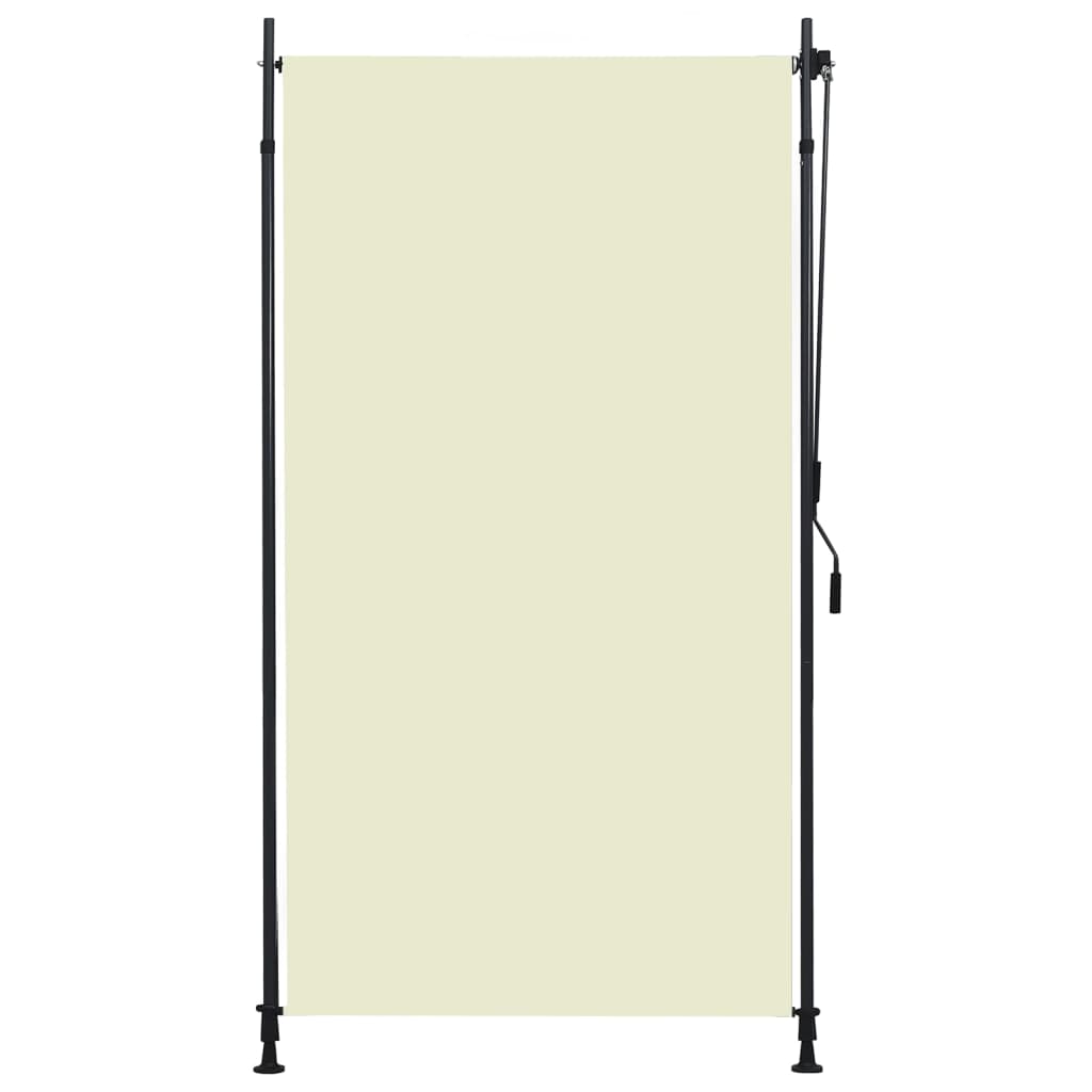 Vidaxl Roller Blind para crema afuera de 120x270 cm