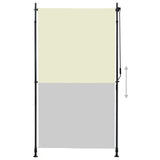 Vidaxl Roller Blind til eksterne 120x270 cm creme