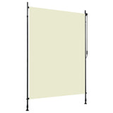 Vidaxl Roller Blind na zewnątrz 150x270 cm krem