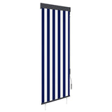 Vidaxl Rouleau aveugle pour l'extérieur de 60x250 cm bleu et blanc