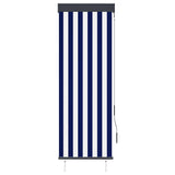 Vidaxl Rouleau aveugle pour l'extérieur de 60x250 cm bleu et blanc