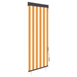 Vidaxl Roller blann fir ausserhalb 60x250 cm wäiss an orange