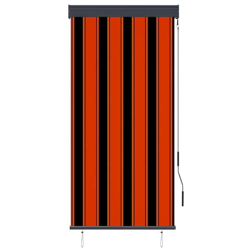 Vidaxl Roller Blind für äußere 80x250 cm Orange und Braun