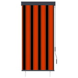 Vidaxl Roller Blind für äußere 80x250 cm Orange und Braun