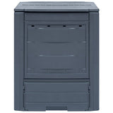 Vidaxl Compost Bins 2 PC 520 L 60x60x73 cm Grigio