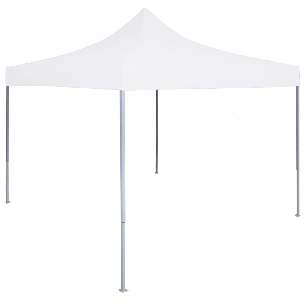 VidaXL Partytent Foldable 3x3 m Steel White