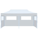 Vidaxl PartyTent Pop-Up con paredes laterales de 3x6 m de acero blanco