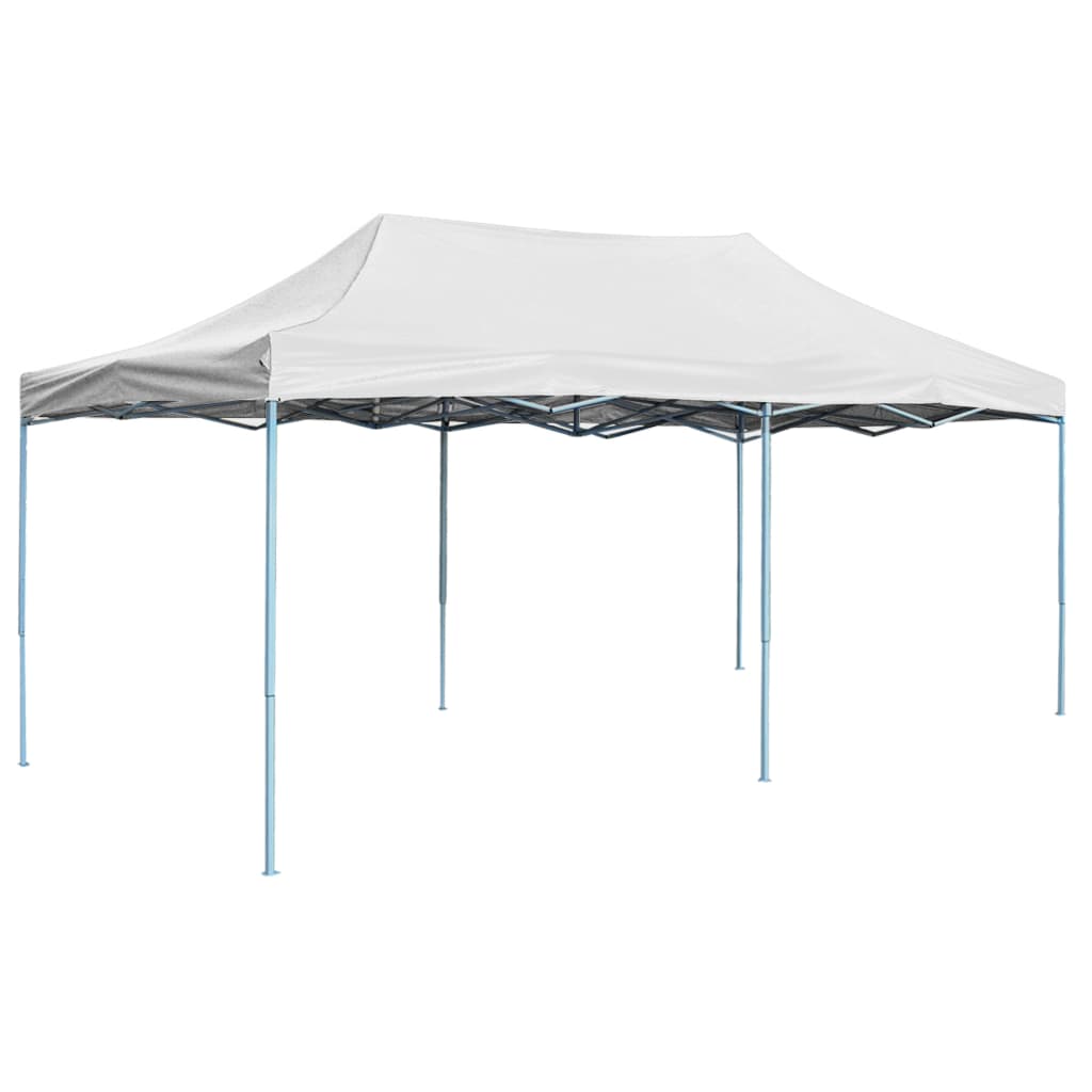 Vidaxl PartyTent sammenleggbar 3x6 m stålhvit