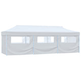 Pop-up di Vidaxl PartyTent con 8 pareti laterali 3x9 m bianco