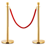 VidaXL Sales cord velvet red and gold colored