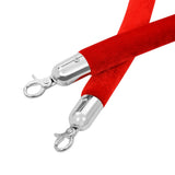 VidaXL Sales cord velvet red and silver colored