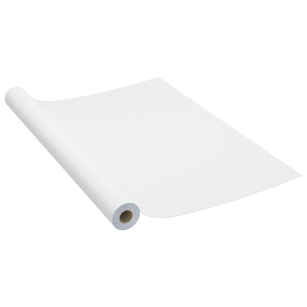 Nábytek Vidaxl Oil Self -Adhesive 500x90 cm PVC White