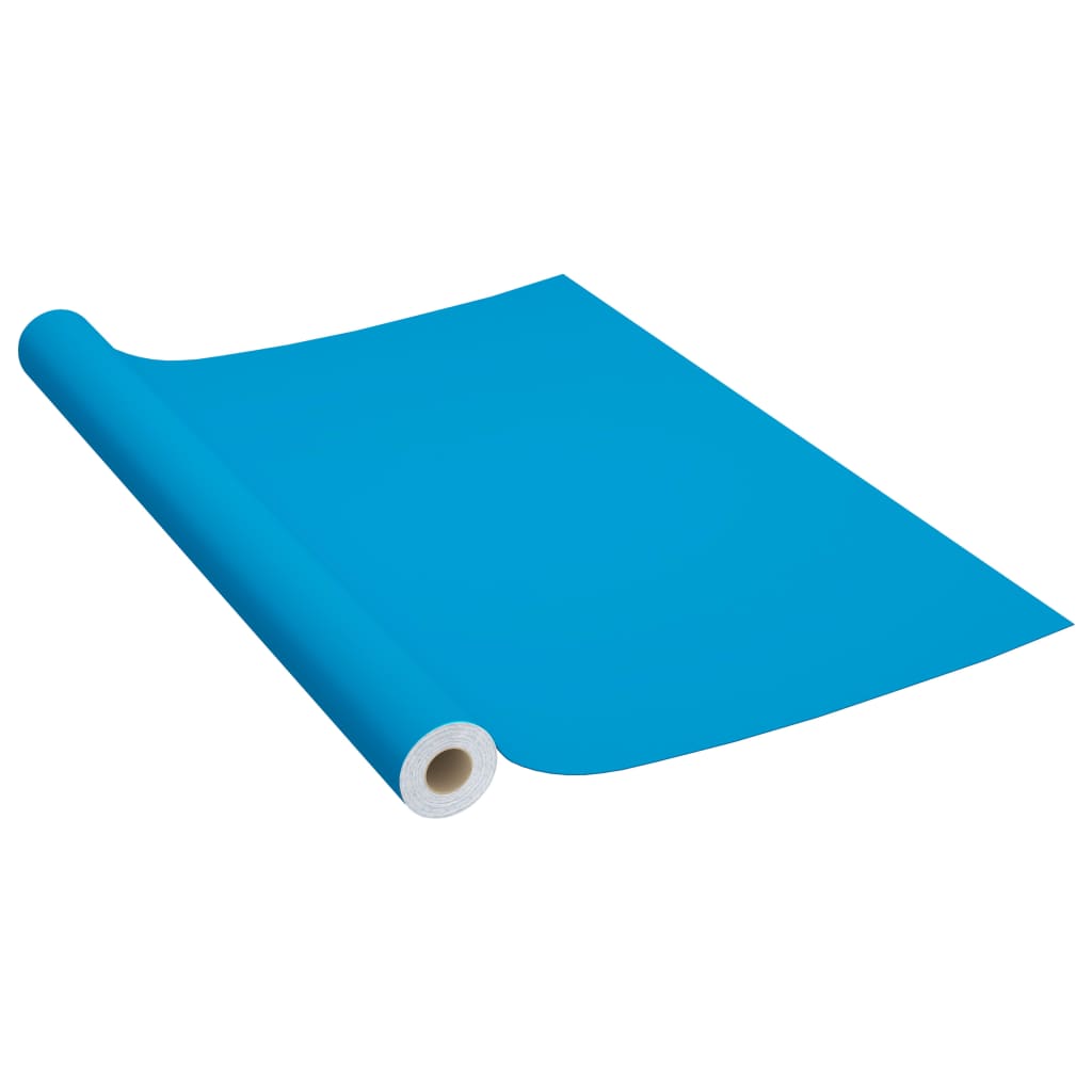 Vidaxl muebles Aceite autoadhesivo 500x90 cm PVC Azure Blue