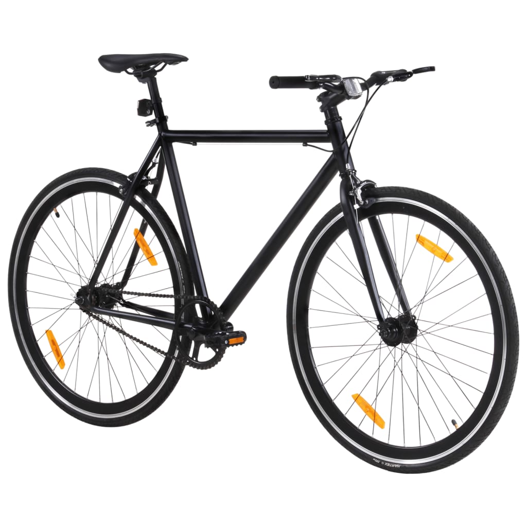 VidaXL Fiets met vaste versnelling 700 c 51 cm zwart