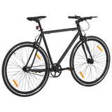 Vidaxl cykel med fast gear 700 c 51 cm sort